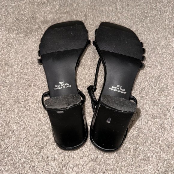 Vintage Jessica Black Strappy Heels 3 Inch 3” Size 6.5 - Picture 12 of 13